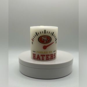 San Francisco 49ers candle